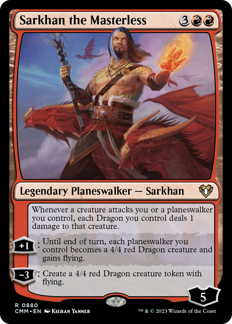 Sarkhan the Masterless [Commander Masters] | Mindsight Gaming