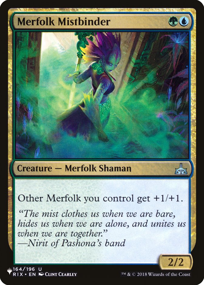 Merfolk Mistbinder [The List] | Mindsight Gaming