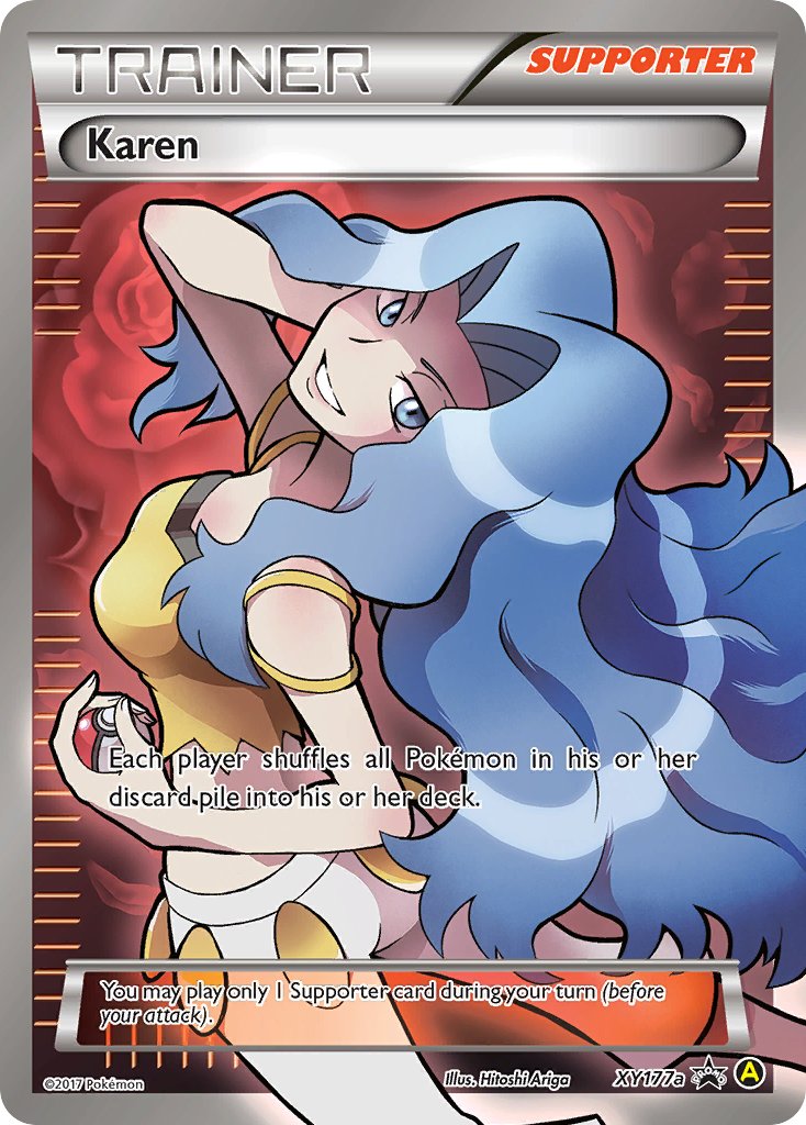 Karen (XY177a) [Alternate Art Promos] | Mindsight Gaming