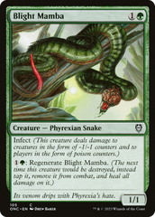 Blight Mamba [Phyrexia: All Will Be One Commander] | Mindsight Gaming