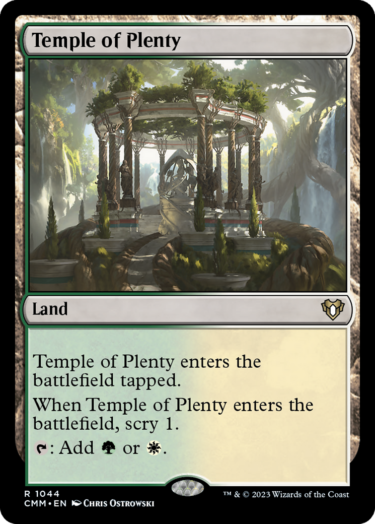 Temple of Plenty [Commander Masters] | Mindsight Gaming