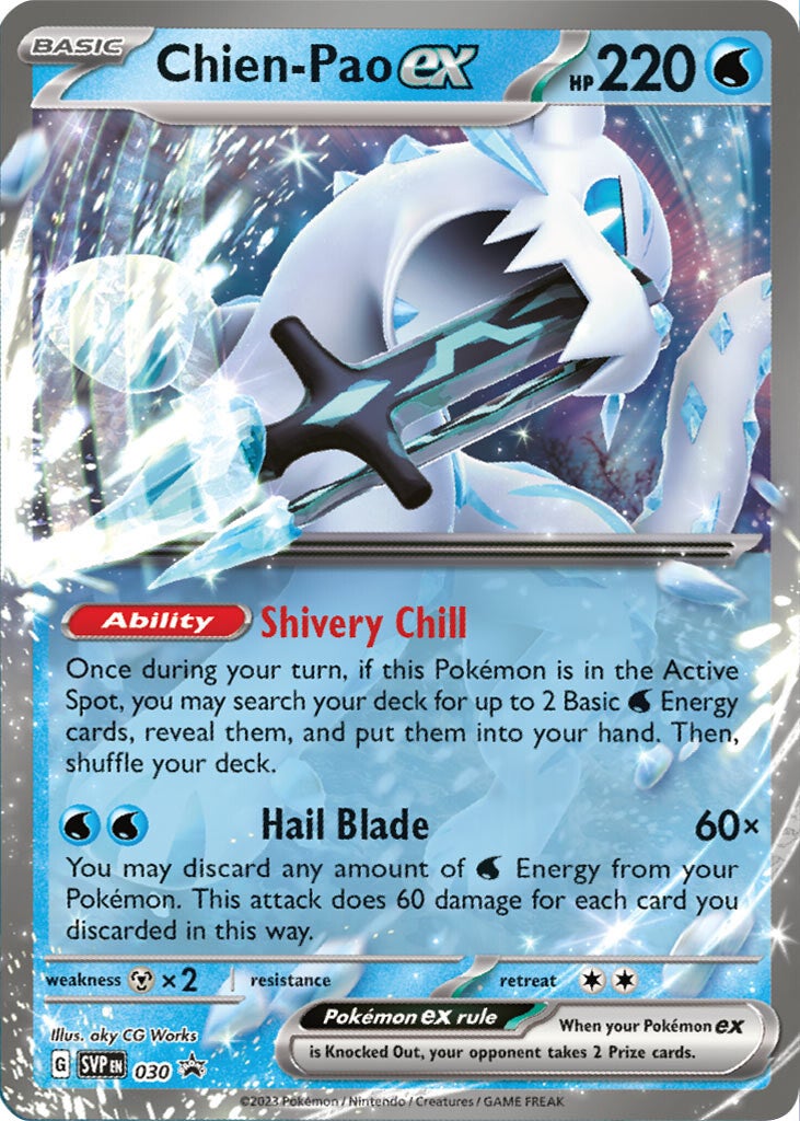 Chien-Pao ex (030) [Scarlet & Violet: Black Star Promos] | Mindsight Gaming