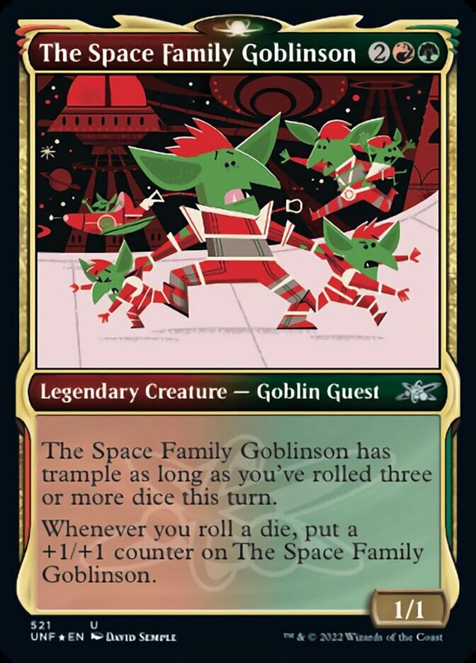 The Space Family Goblinson (Showcase) (Galaxy Foil) [Unfinity] | Mindsight Gaming