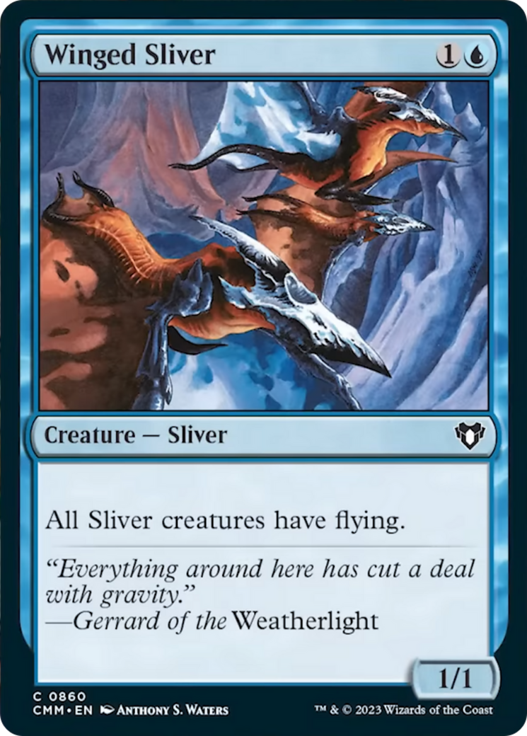 Winged Sliver [Commander Masters] | Mindsight Gaming