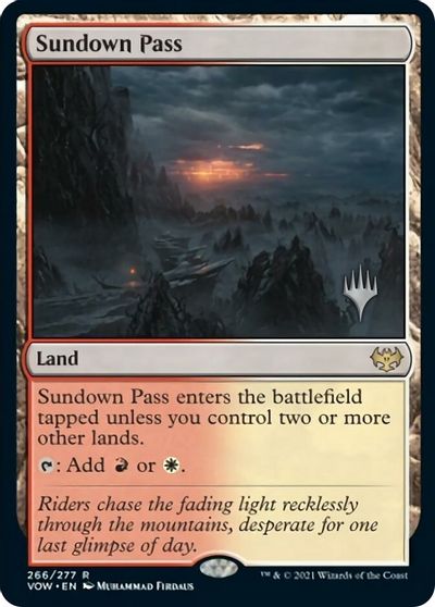 Sundown Pass (Promo Pack) [Innistrad: Crimson Vow Promos] | Mindsight Gaming