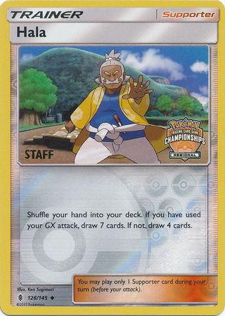 Hala (126/145) (Regional Championship Promo Staff) [Sun & Moon: Guardians Rising] | Mindsight Gaming