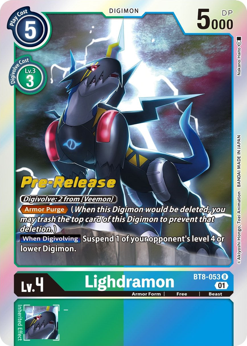 Lighdramon [BT8-053] [New Awakening Pre-Release Cards] | Mindsight Gaming