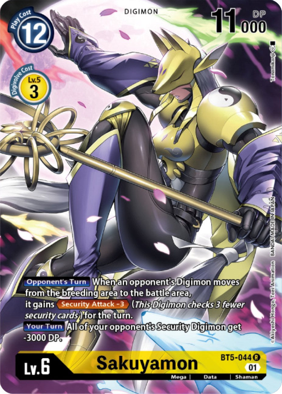 Sakuyamon [BT5-044] (Digimon Card Game Deck Box Set) [Battle of Omni Promos] | Mindsight Gaming