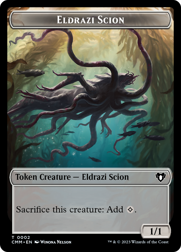 Eldrazi Scion // Spirit (0058) Double-Sided Token [Commander Masters Tokens] | Mindsight Gaming