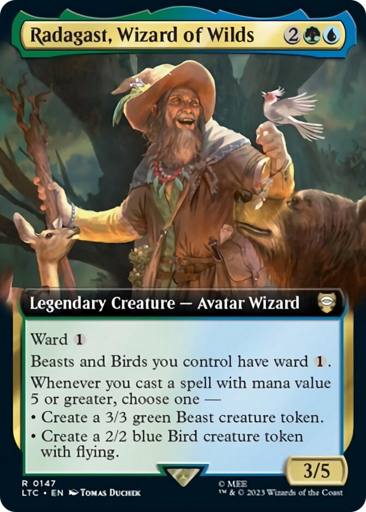 Radagast, Wizard of Wilds (Extended Art) [The Lord of the Rings: Tales of Middle-Earth Commander] | Mindsight Gaming