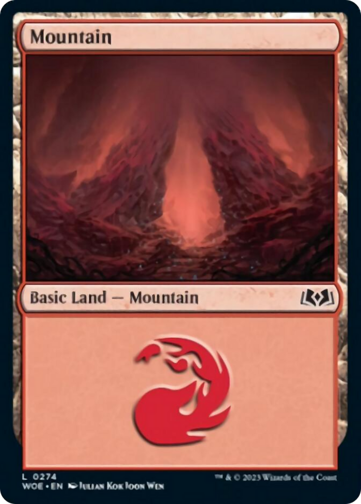 Mountain (0274) [Wilds of Eldraine] | Mindsight Gaming