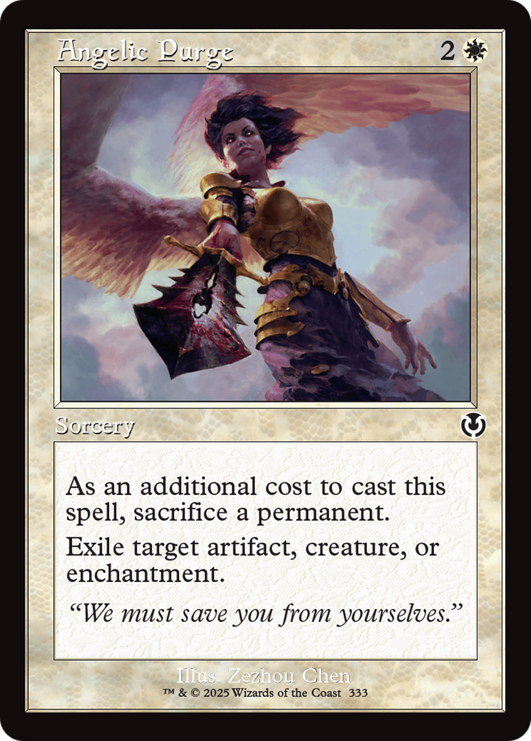 Angelic Purge (Retro Frame) [Innistrad Remastered] | Mindsight Gaming