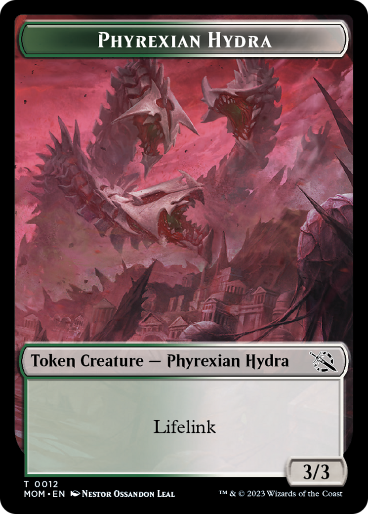 Phyrexian Hydra Token (12) [March of the Machine Tokens] | Mindsight Gaming