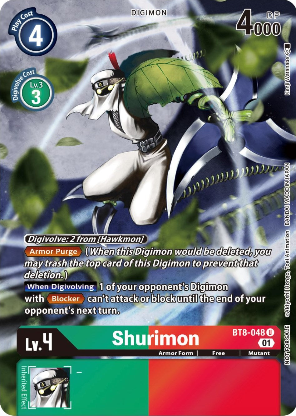 Shurimon [BT8-048] (Official Tournament Pack Vol.9) [New Awakening Promos] | Mindsight Gaming