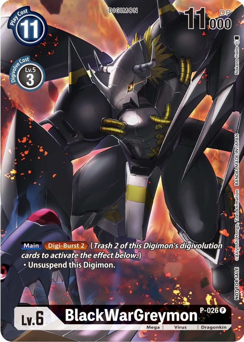 BlackWarGreymon [P-026] (Winner Pack Across Time) [Promotional Cards] | Mindsight Gaming