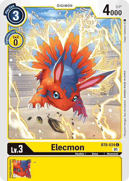 Elecmon [BT8-034] [New Awakening] | Mindsight Gaming