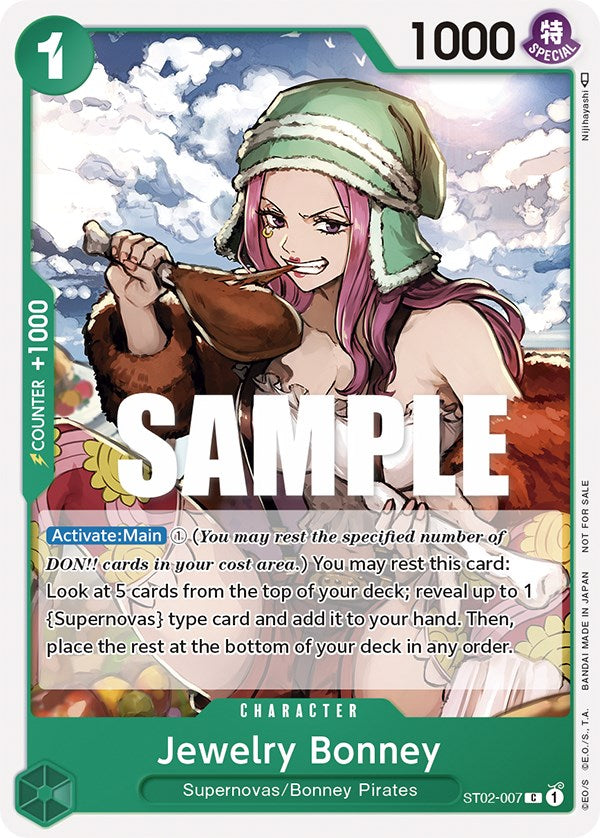 Jewelry Bonney (Tournament Pack Vol. 3) [Participant] [One Piece Promotion Cards] | Mindsight Gaming