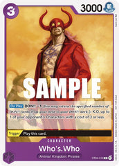 Who's.Who (Tournament Pack Vol. 3) [Participant] [One Piece Promotion Cards] | Mindsight Gaming