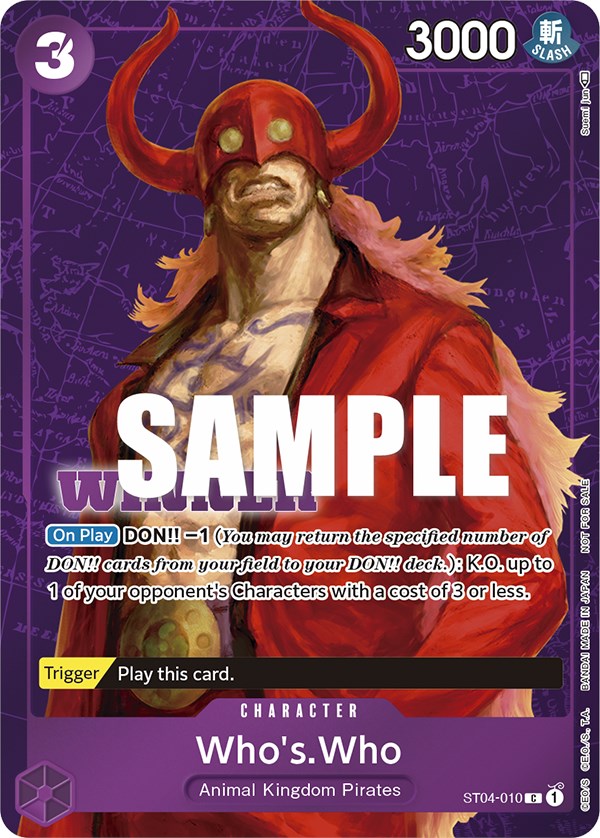 Who's.Who (Tournament Pack Vol. 3) [Winner] [One Piece Promotion Cards] | Mindsight Gaming