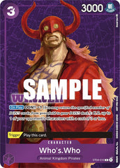 Who's.Who (Tournament Pack Vol. 3) [Winner] [One Piece Promotion Cards] | Mindsight Gaming