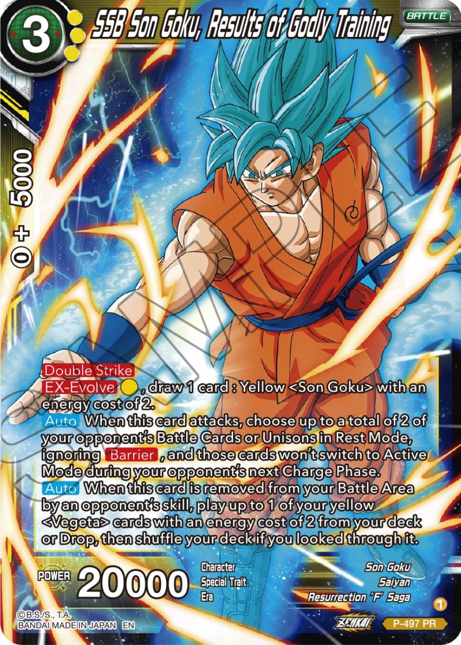 SSB Son Goku, Results of Godly Training (P-497) [Promotion Cards] | Mindsight Gaming