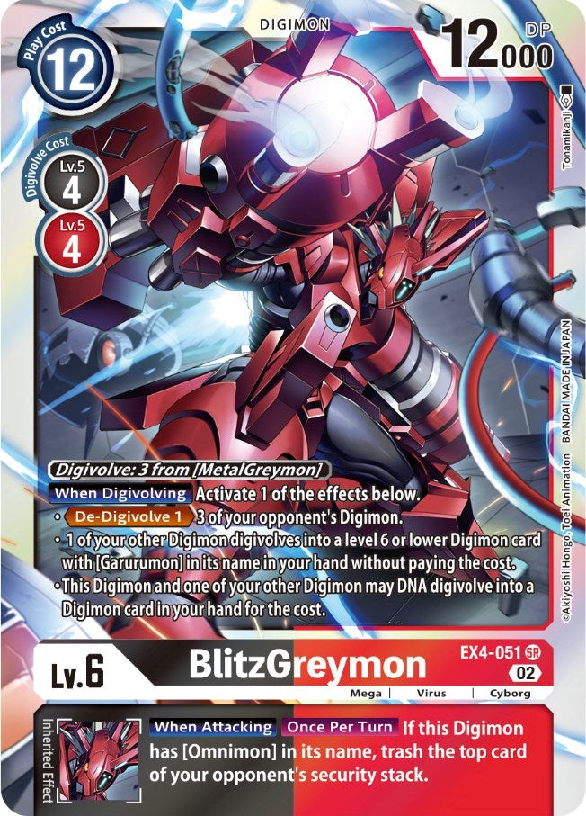 BlitzGreymon [EX4-051] [Alternative Being Booster] | Mindsight Gaming