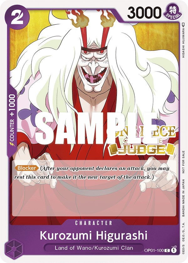 Kurozumi Higurashi (Judge) [One Piece Promotion Cards] | Mindsight Gaming