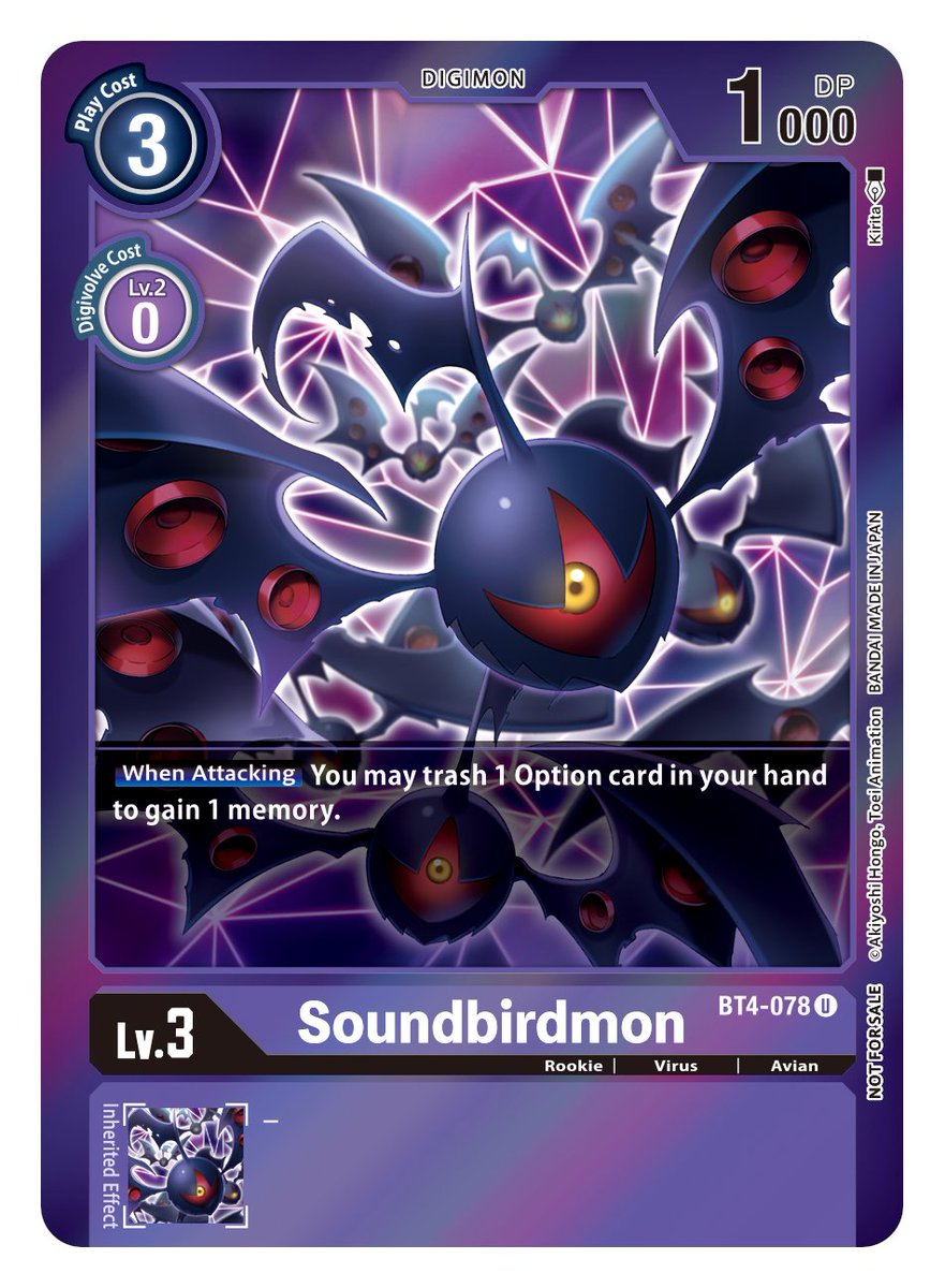 Soundbirdmon [BT4-078] (Event Pack 2) [Great Legend] | Mindsight Gaming