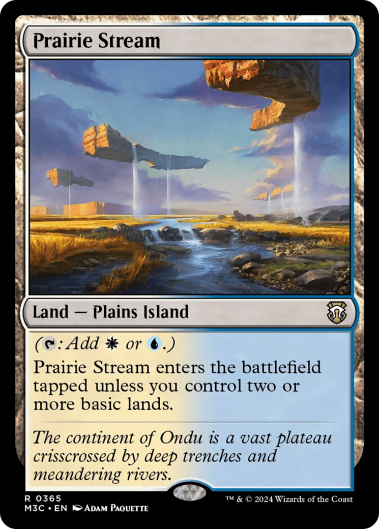 Prairie Stream (Ripple Foil) [Modern Horizons 3 Commander] | Mindsight Gaming