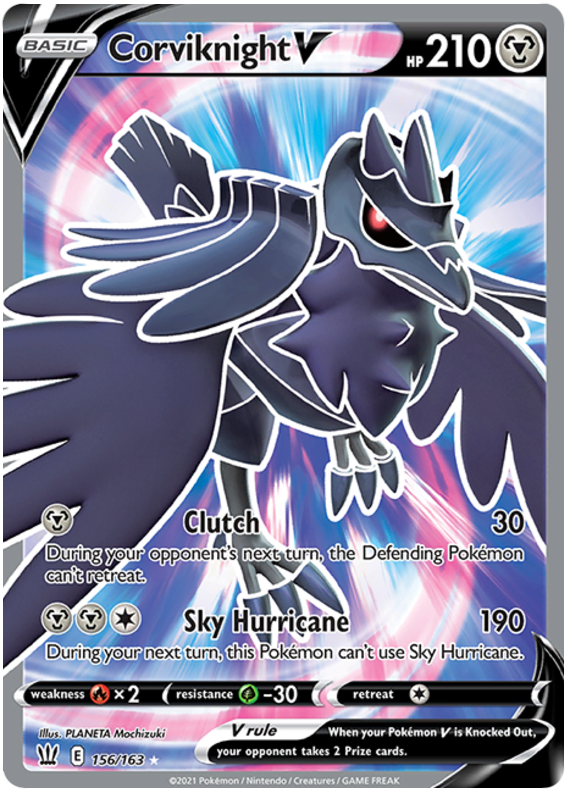 Corviknight V (156/163) [Sword & Shield: Battle Styles] | Mindsight Gaming