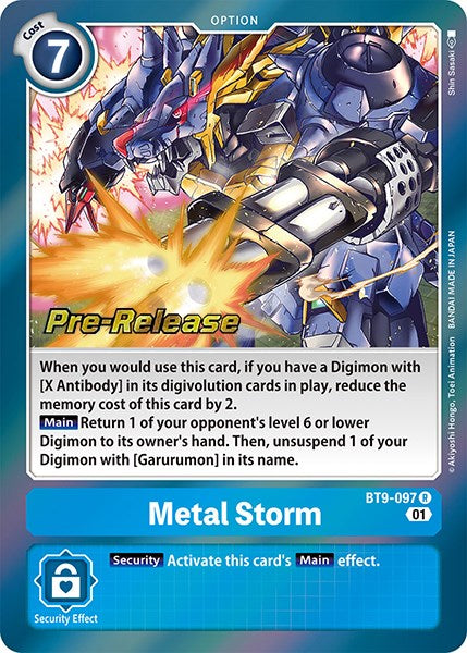 Metal Storm [BT9-097] [X Record Pre-Release Promos] | Mindsight Gaming