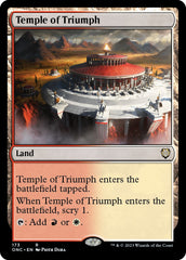 Temple of Triumph [Phyrexia: All Will Be One Commander] | Mindsight Gaming