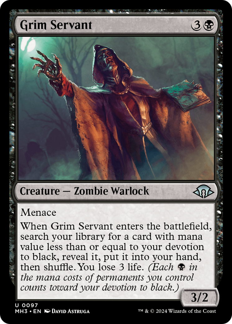 Grim Servant [Modern Horizons 3] | Mindsight Gaming