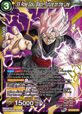 SS Rose Goku Black, Future on the Line (BT16-087) [Realm of the Gods] | Mindsight Gaming