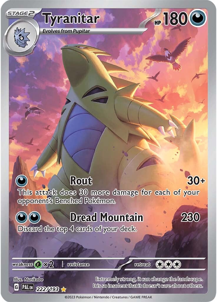 Tyranitar (222/193) [Scarlet & Violet: Paldea Evolved] | Mindsight Gaming