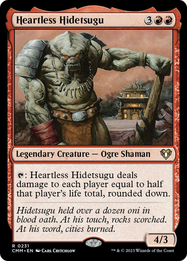 Heartless Hidetsugu [Commander Masters] | Mindsight Gaming