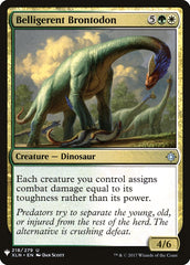 Belligerent Brontodon [Mystery Booster] | Mindsight Gaming