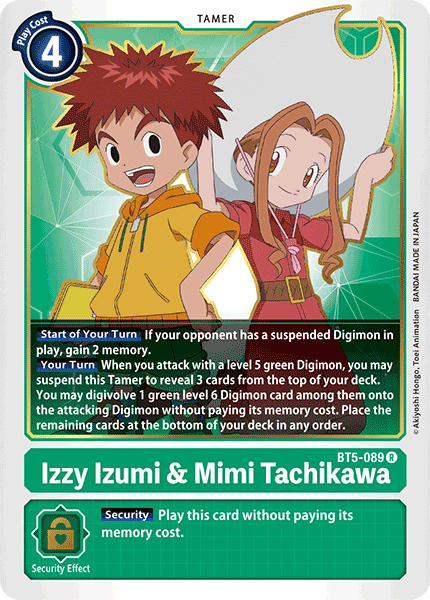 Izzy Izumi & Mimi Tachikawa [BT5-089] [Battle of Omni] | Mindsight Gaming