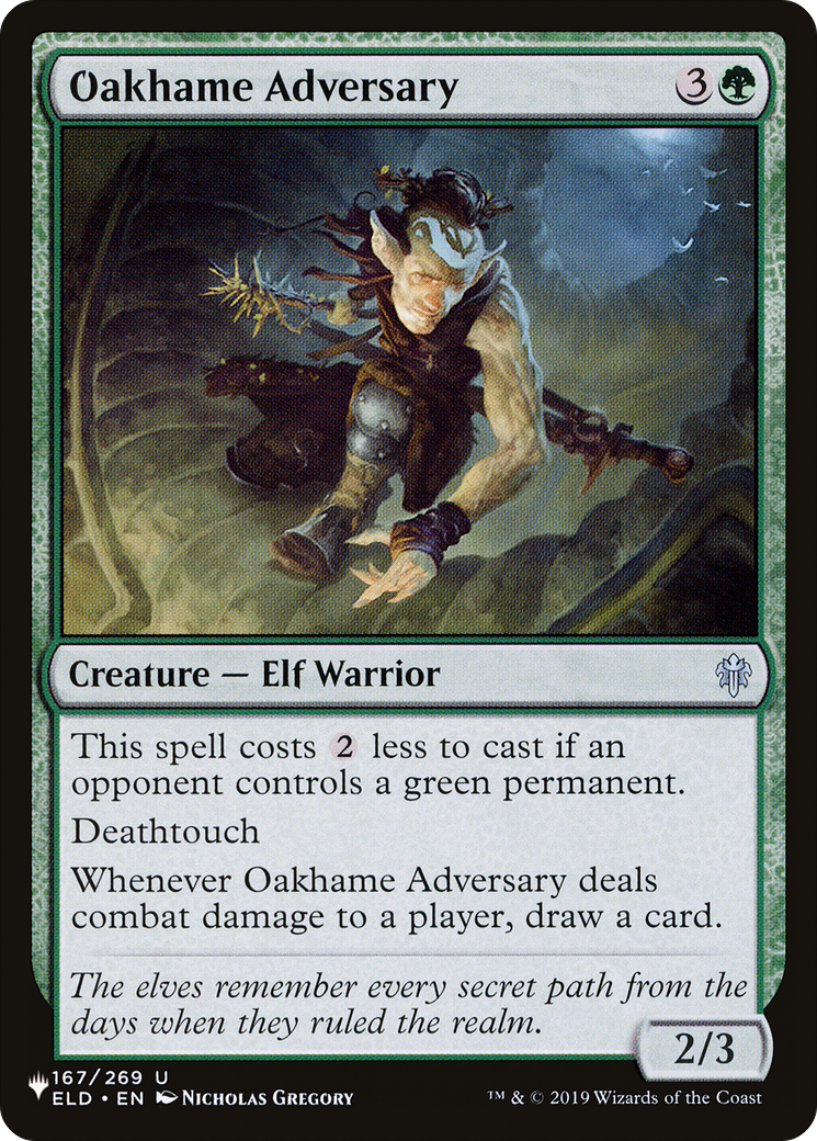 Oakhame Adversary [The List Reprints] | Mindsight Gaming