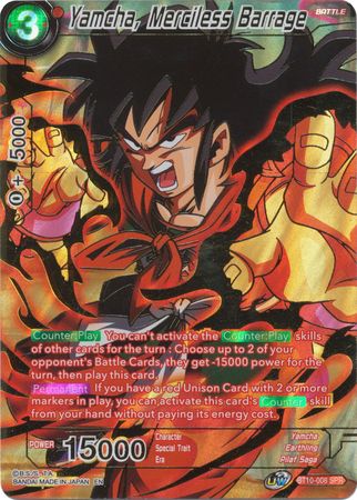 Yamcha, Merciless Barrage (SPR) (BT10-008) [Rise of the Unison Warrior 2nd Edition] | Mindsight Gaming