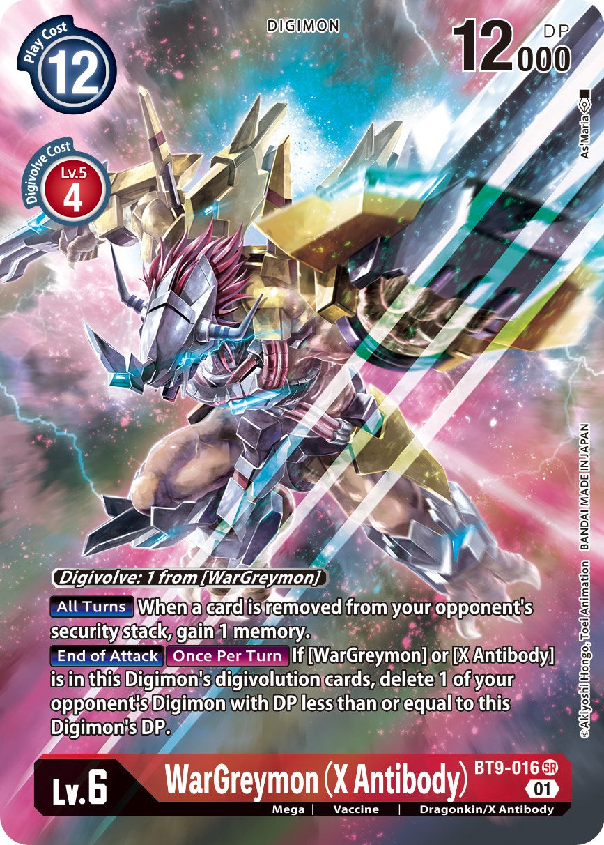 WarGreymon (X Antibody) [BT9-016] (Alternate Art) [X Record] | Mindsight Gaming