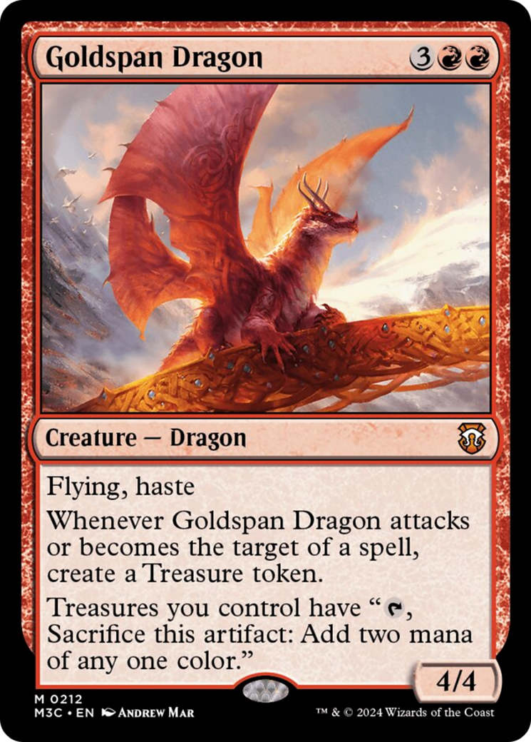 Goldspan Dragon [Modern Horizons 3 Commander] | Mindsight Gaming