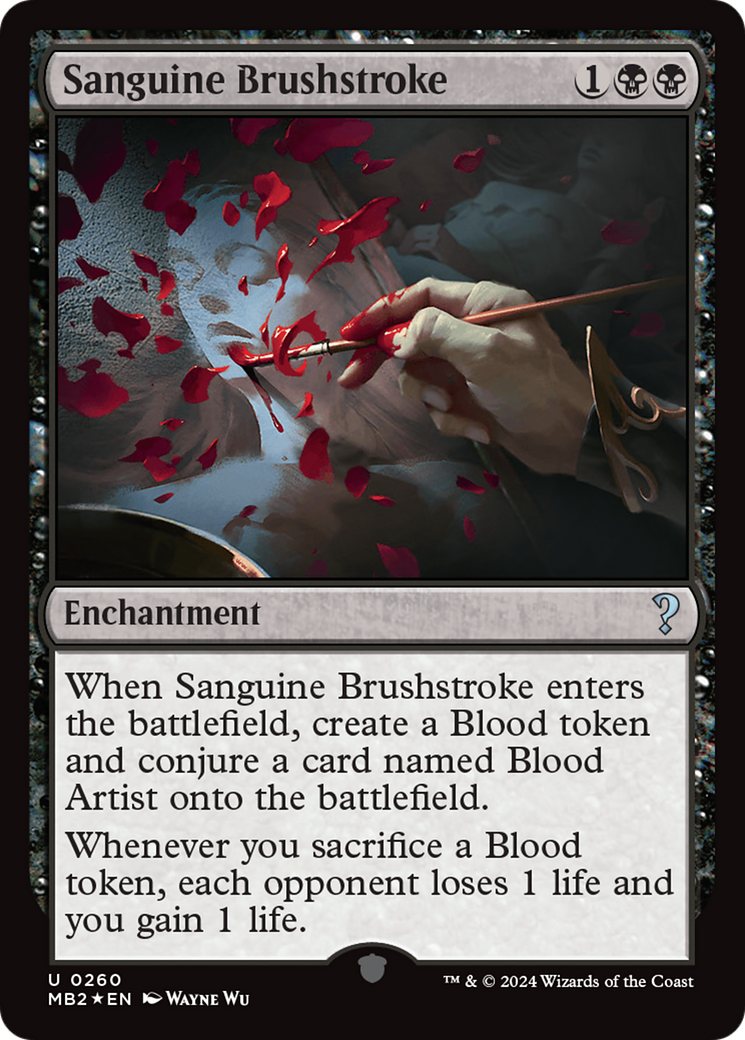 Sanguine Brushstroke [Mystery Booster 2] | Mindsight Gaming