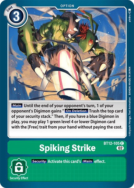 Spiking Strike [BT12-105] [Across Time] | Mindsight Gaming