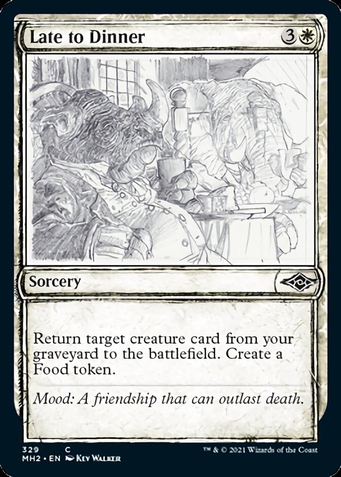 Late to Dinner (Sketch) [Modern Horizons 2] | Mindsight Gaming