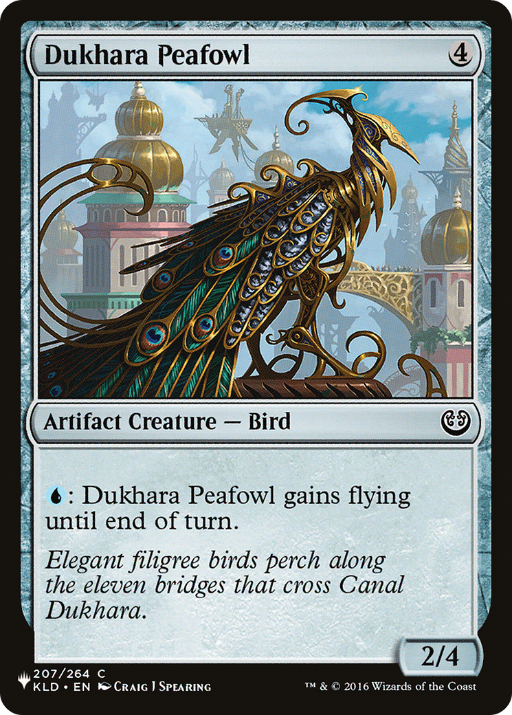 Dukhara Peafowl [The List Reprints] | Mindsight Gaming