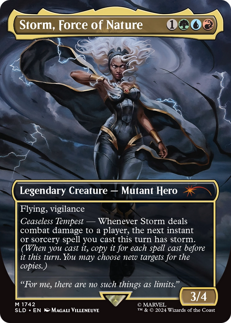 Storm, Force of Nature (Rainbow Foil) [Secret Lair Drop Series] | Mindsight Gaming