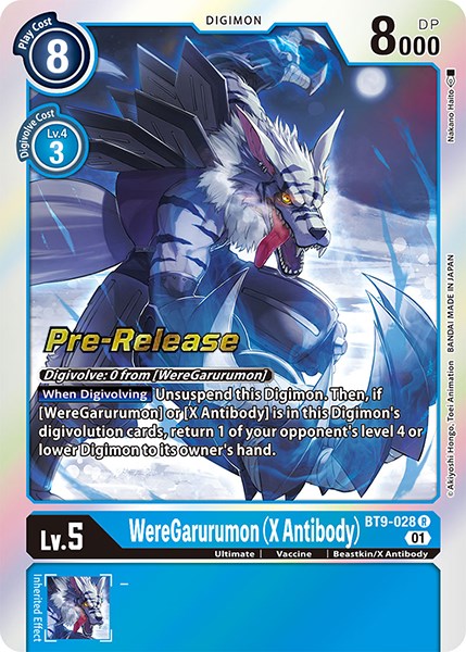 WereGarurumon (X Antibody) [BT9-028] [X Record Pre-Release Promos] | Mindsight Gaming