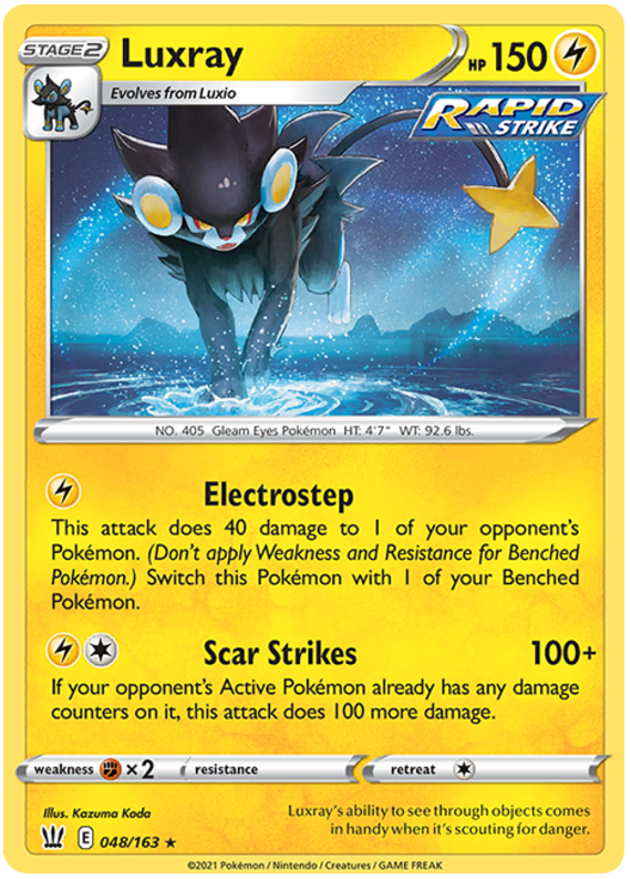 Luxray (048/163) [Sword & Shield: Battle Styles] | Mindsight Gaming