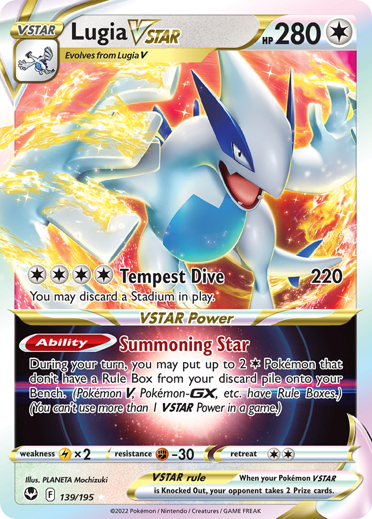 Lugia VSTAR (139/195) (Jumbo Card) [Sword & Shield: Silver Tempest] | Mindsight Gaming